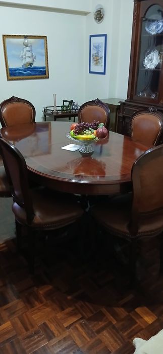 Movel de sala + mesa e cadeiras