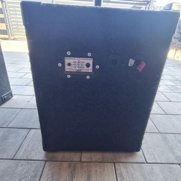 Nagłośnienie Pol Audio, 2 x basy pasywne. Stan Bardzo dobry.