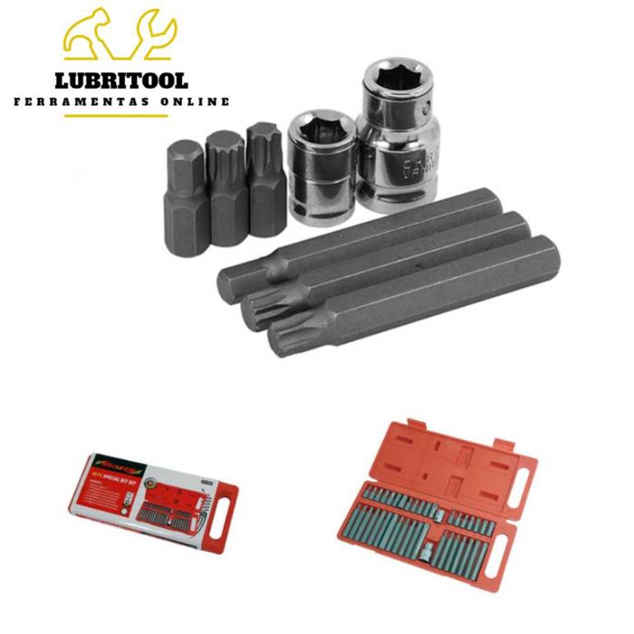Jogo 40 Bits Torx Spline XZN Sextavada CT1436 | NOVOS