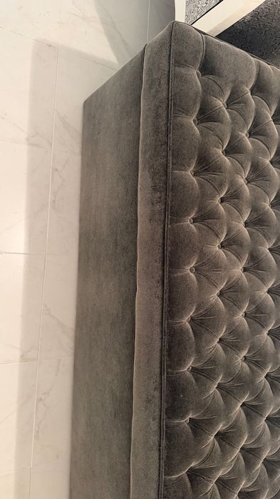 Banqueta Cinza 3/4 lugares