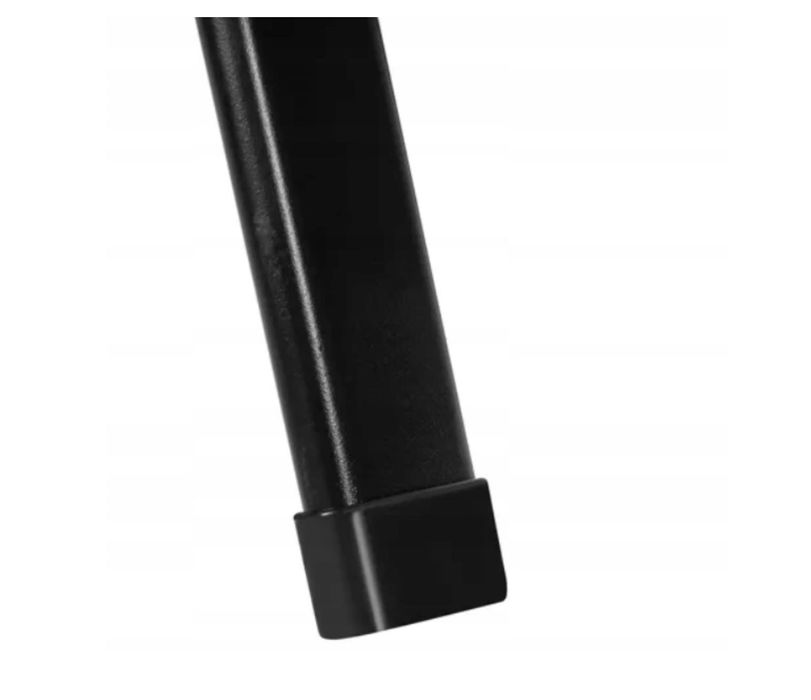 KRZESŁA OGRODOWE stalowe czarne 4 SZTUKI zestaw porządne BESTSELLER