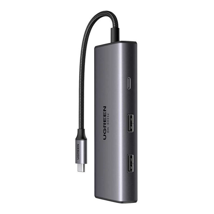 Hub USB UGREEN CM498 2xUSB-A 3.0 USB-C 3.0, 2xHDMI, PD, 8K 30Hz 100W