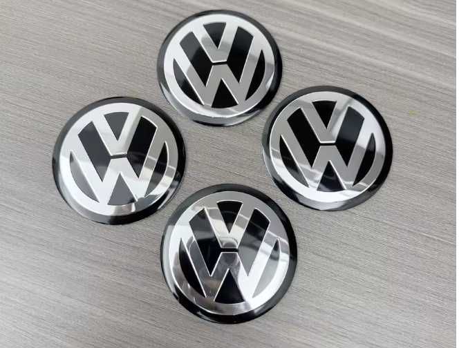 Adesivos VW jantes conjunto 4 pçs de 56mm