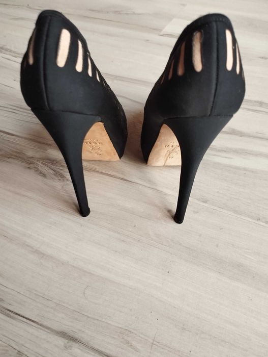 buty Szpilki 37 granatowe