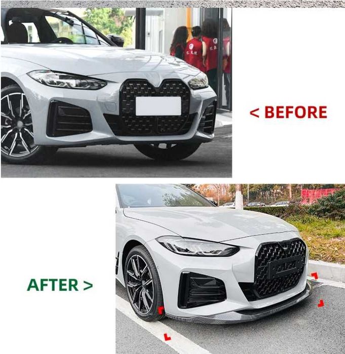 Lip frontal pára choques BMW série 4 G22 G23 G26 Pack M 2019-2025