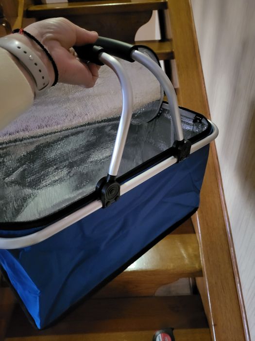 Термосумка синя.