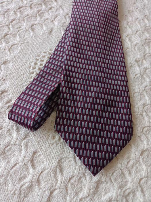 Krawat klasyczny męski jedwabny Sette & Bello