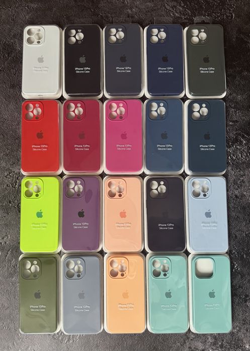 Чохол айфон 13про, silicone case 13pro