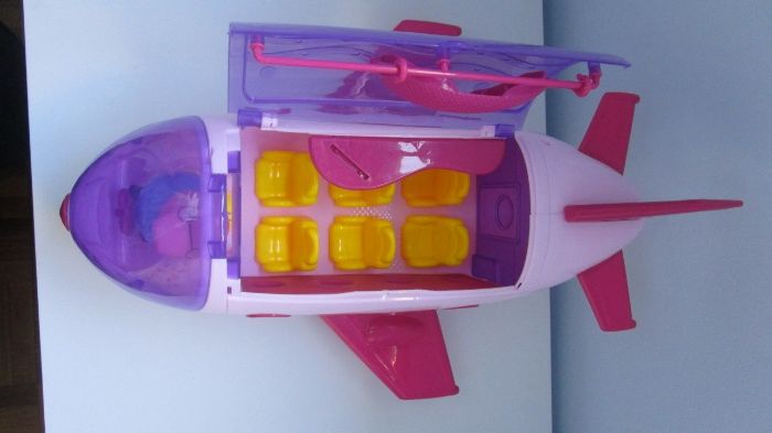 Avião da Porquinha Peppa c/ Papá Porquinho + 6 crianças à escolha NOVO