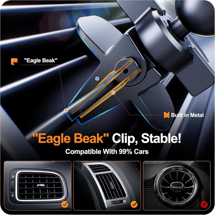 Auckly 15 W Qi ładowarka indukcyjna samochodowa