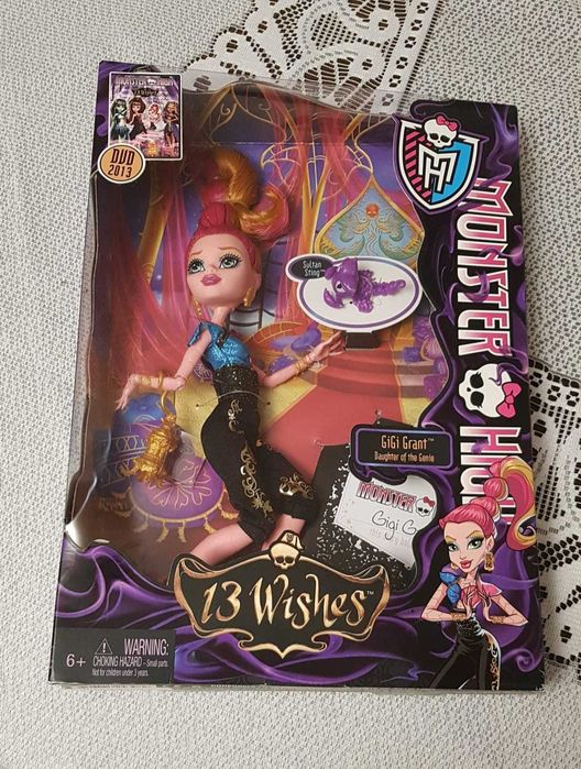 Nowa lalka Monster High Upiorka 13 życzeń Gigi Grant