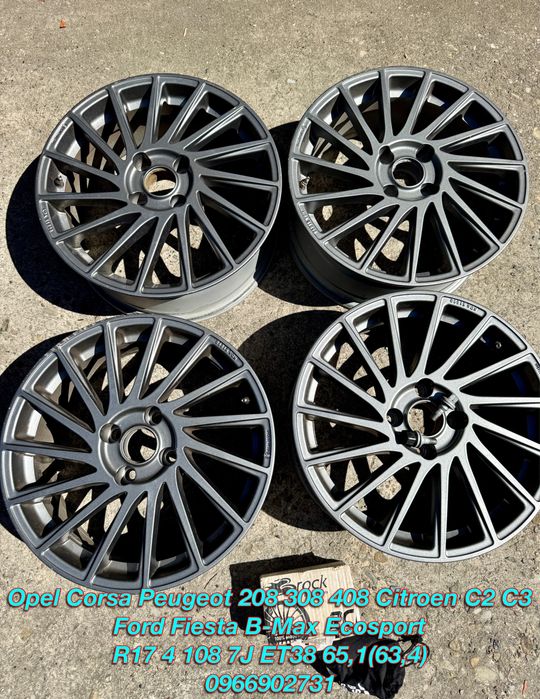Диски R17 17 4 108 Opel Corsa DS3 Опель Корса Peugeot Пежо 208 308 408 Ford Fiesta Ecosport B-Max