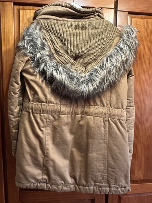 Casaco quente castanho