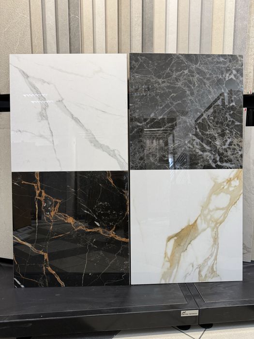 Płytki 59,8 X 59,8 Gres Szkl. Poler Calacatta Warm Wind Impulsive U128