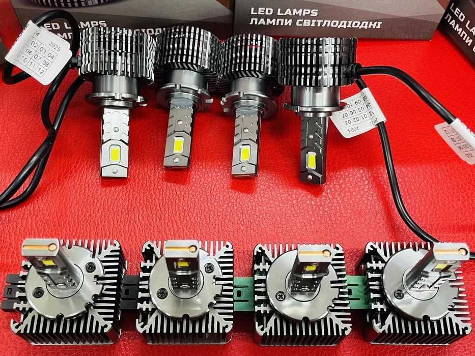 Лед лампи DECKER PL-04 D1S, D2S, D3S, D4S, D8S/50W/CAN Замість ксенону