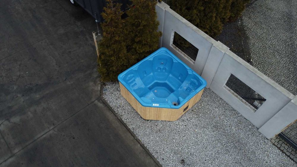 Jacuzzi balia bania gorąca beczka NOWE 2 MIEJSCA LEŻĄCE do sauny