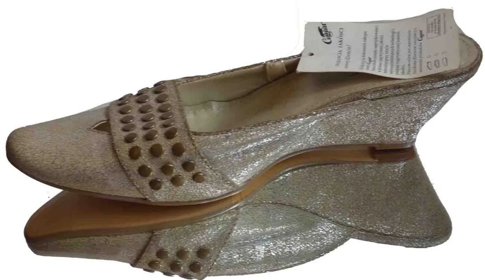 klapki na standartowa stopę srebro 39