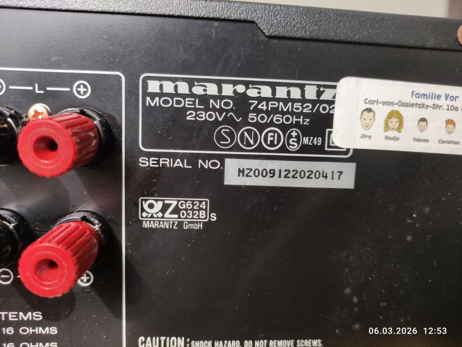 Продам усилитель marantz pm-52