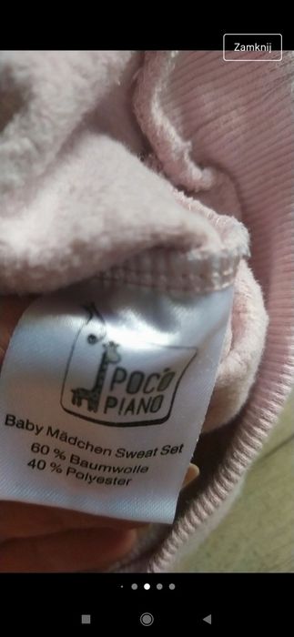 Bluza z oczami i falbanką 74/80
Pocopiano