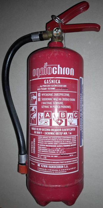 Gaśnica ABC 4 kg bez atestu (sprawna)