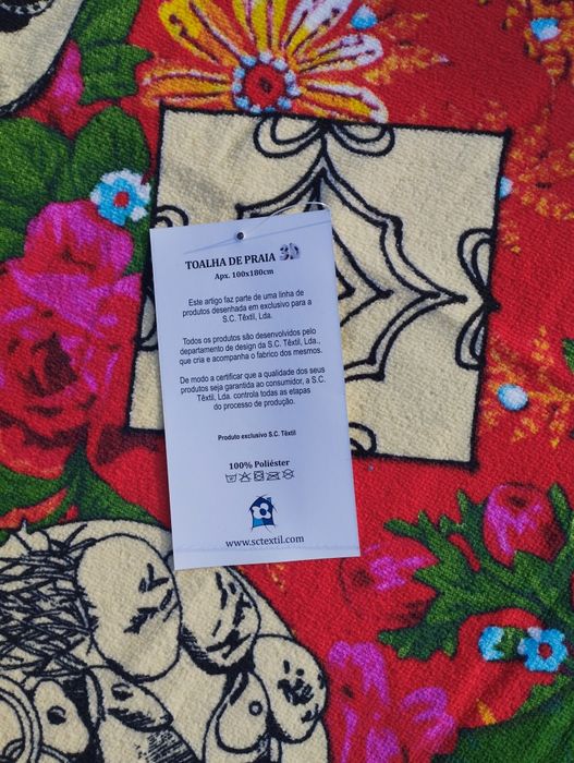 Toalha de praia. Nova. Portugal