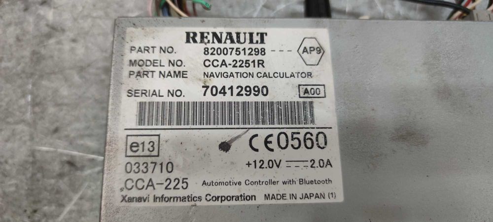 Renault Laguna II Czytnik Nawigacji GPS