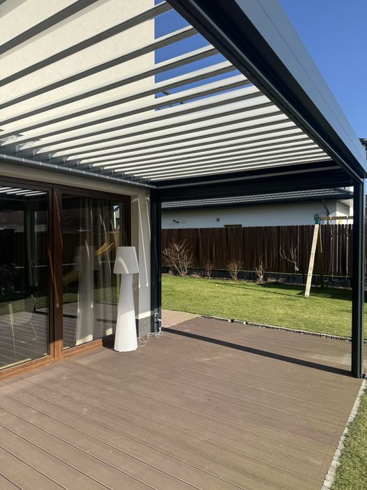 Pergola tarasowa ogrodowa