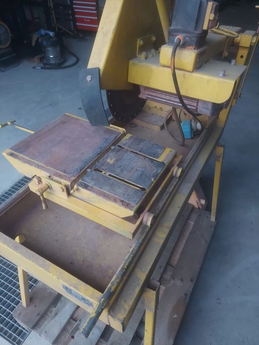 Przecinarka Do Betonu Kostki Kamienia Piła Stołowa Mokro Transport PL