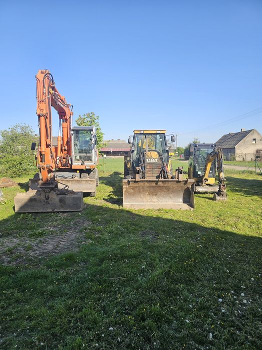 Usługi Koparko-ładowarką minikoparką