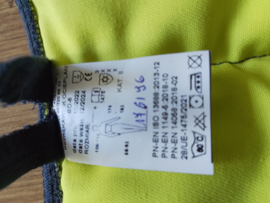 Bezrękawnik ocieplany męski