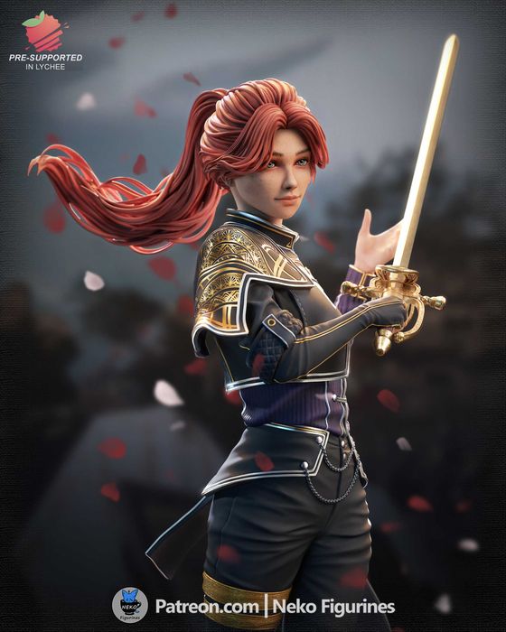 Figurka Maelle Clair Obscur Expedition 33 Nekofigurines Garage kit 14K
