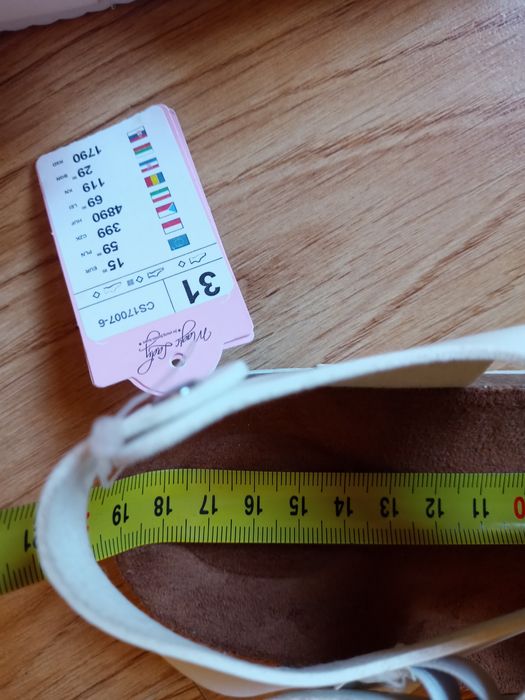 Sandały buty na korku lato 31 nowe paski
