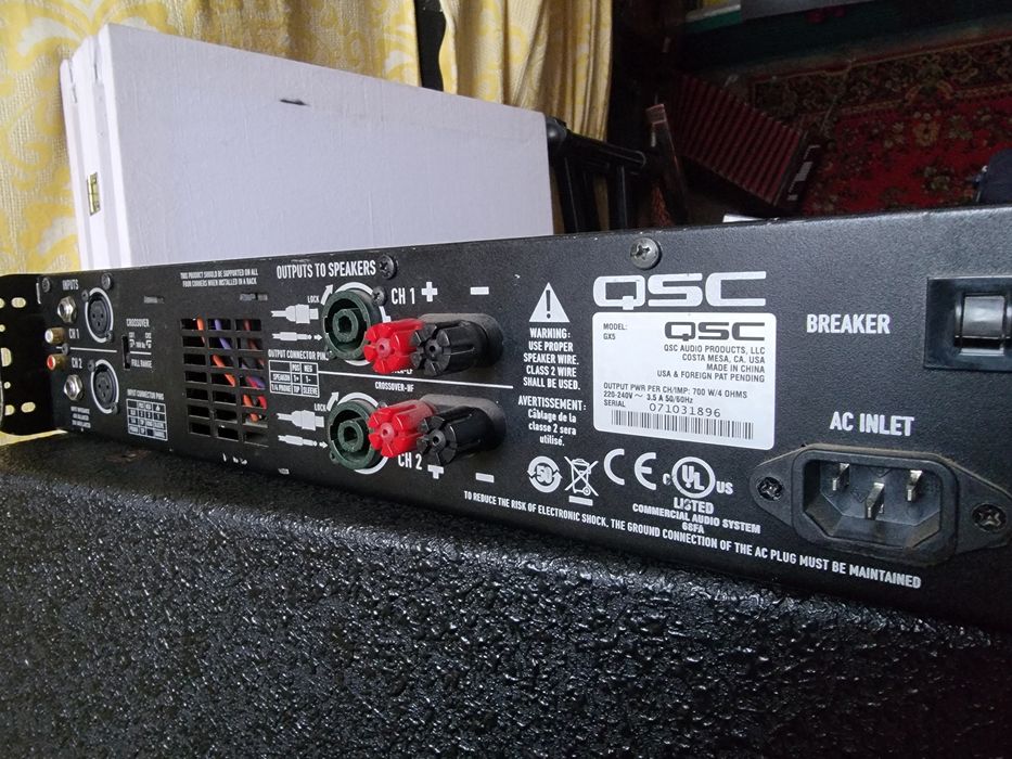 Підсилювач/Усилитель  QSC GX 5