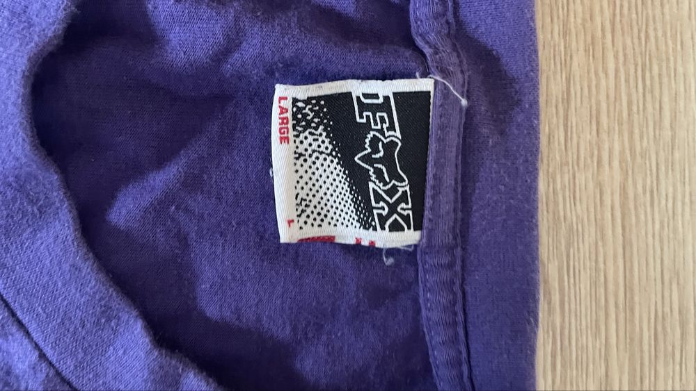 Футболка Fox фиолетового кольору L