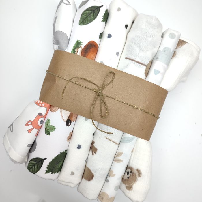 Дитячі пелюшки муслінові, бавовняні, байкові, непромокаючі пеленки