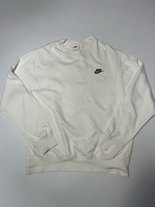 Біла кофта світшот nike