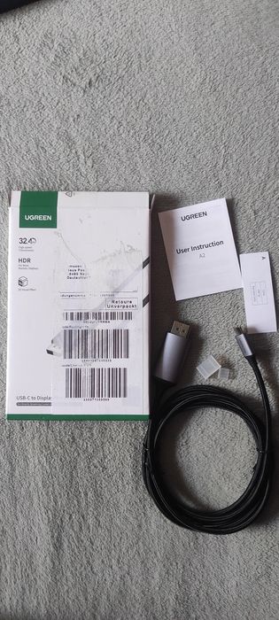 Кабель UGREEN CM565 USB-C to HDMI 2.1 8K/60Hz 2м