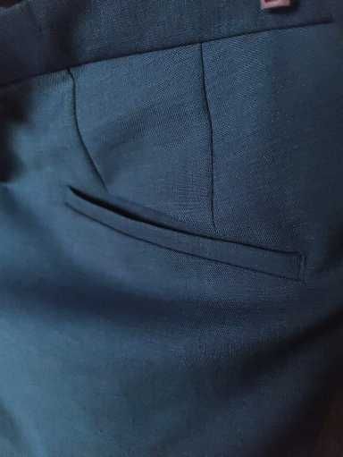 Джинсы брюки Hugo Boss wool trousers Germany w38 navy.