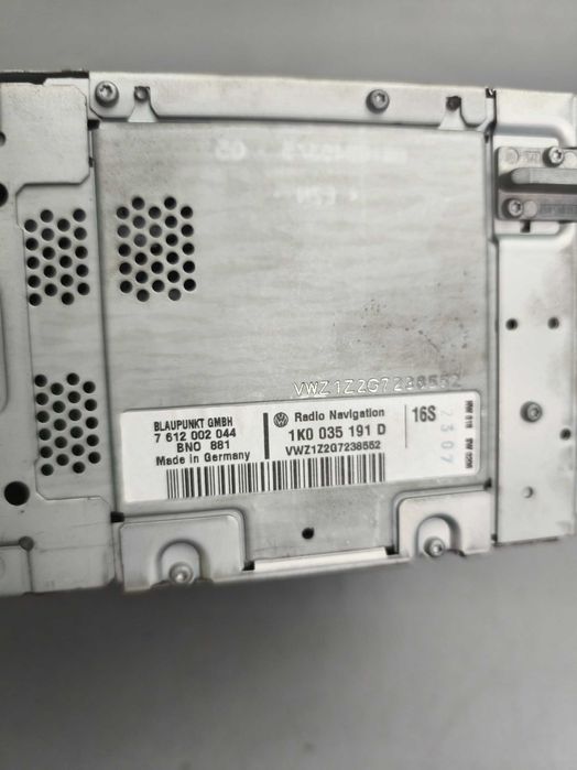 Vw Passat B6, OE: 1K003.5191D, Radioodtwarzacz fabryczny CD, Navi