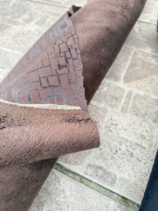 Ткань / опт / замш на меху двухсторонний - от 3 м