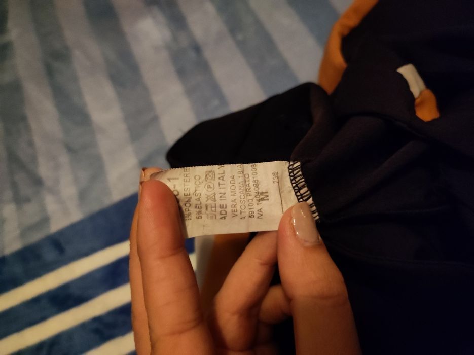 Calças clássicas pretas tamanho M