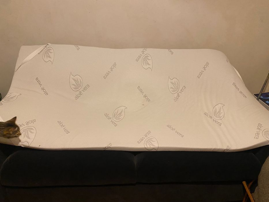 conjunto de 2 sobrecolchões com 210cmx90cm