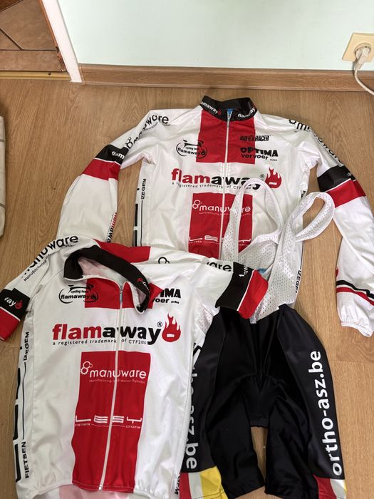 Strój kolarski Belgia pelny