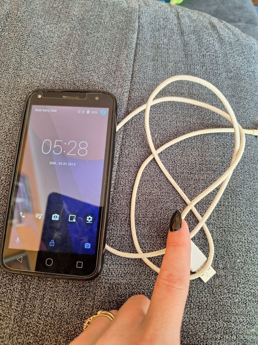 Alcatel Pixi4+kabel+plecki+szkło hartowane+ nowa bateria