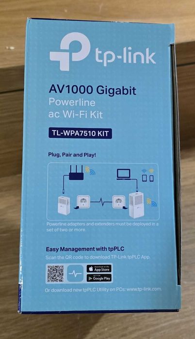 Kit TP-Link TL-WPA7510 Powerline (WiFi + Ethernet)