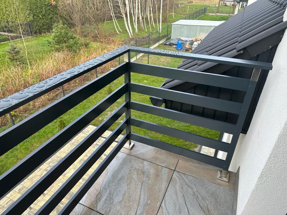 Balustrada balkonowa balustrady aluminiowe