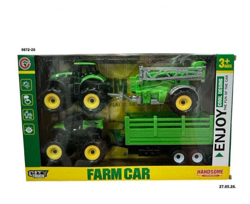 Traktor Farma – Zabawka Rolnicza z Akcesoriami