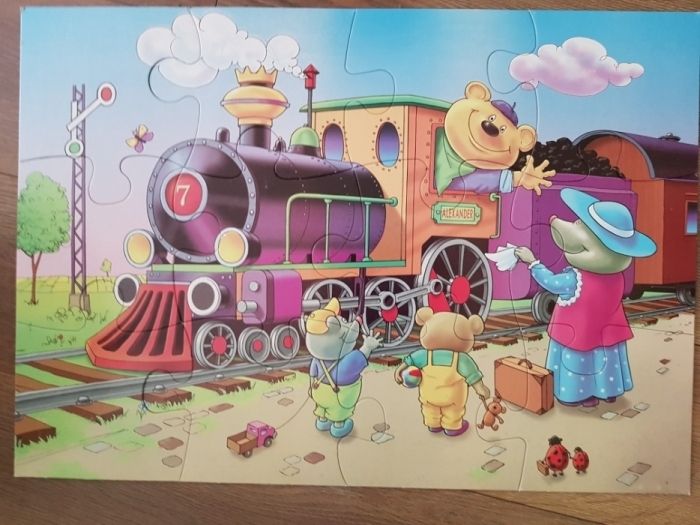 Puzzle maxi 24 Kubuś Puchatek, Myszka Miki