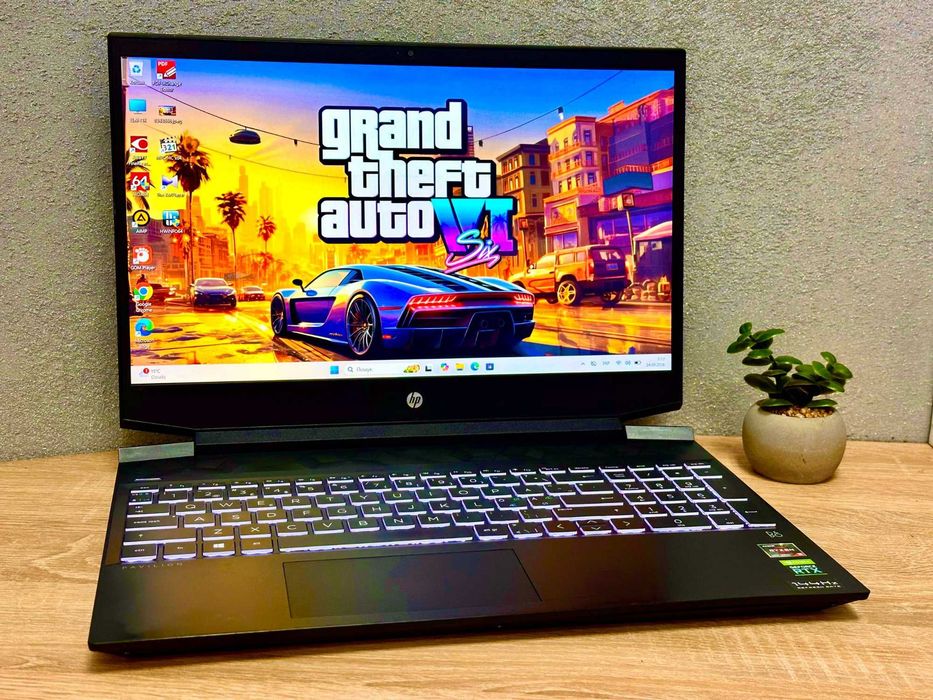 HP Pavilion Gaming 15.6" Ryzen 5-5600H/16Gb RAM/1Tb SSD/RTX 3050 TI 4Гб 128-Bit GDDR6/0% ЗНОС АКБ! Львів,Гарантія 3місяці/Ігровий Ноутбук/OMEN/rog/del