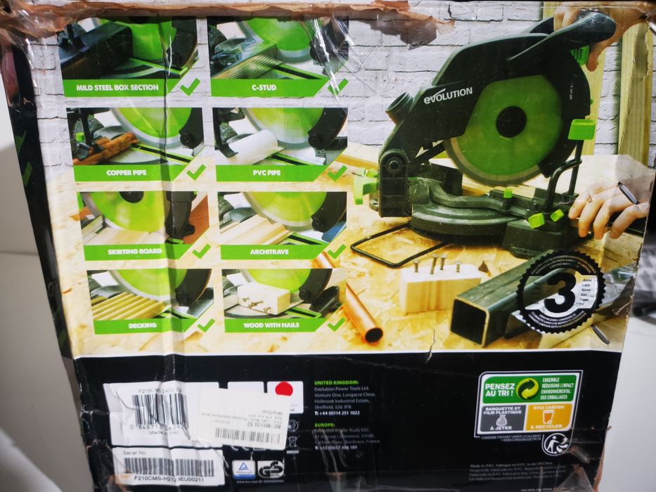 serra eléctrica esquadria